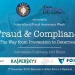 “Frauda & Conformitatea – De la Prevenire la Descurajare” – 17 Nov 2016